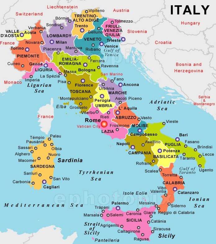 Italy Map