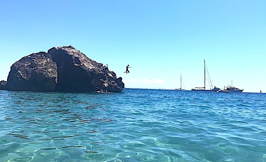 Italy Rock Jumping