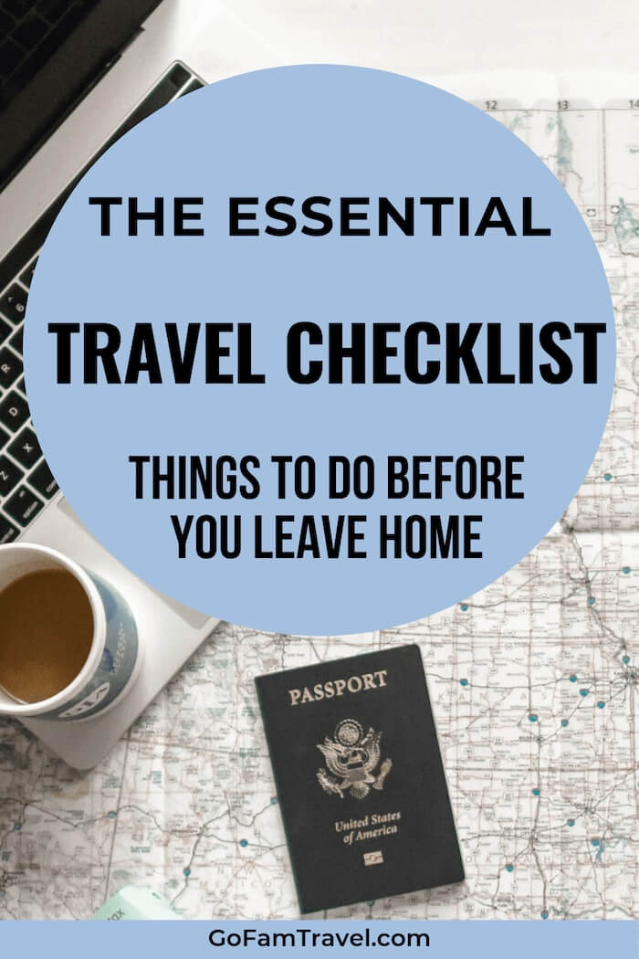 International Travel Checklist